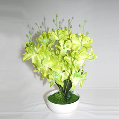 "Artificial Flowers Pot - 522-code 001 - Click here to View more details about this Product